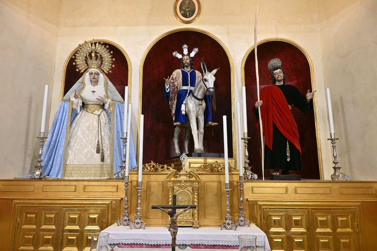 Misa de Hermandad en la Sacramental de la Borriquita